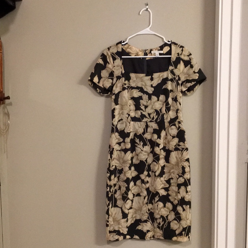 banana republic floral dress